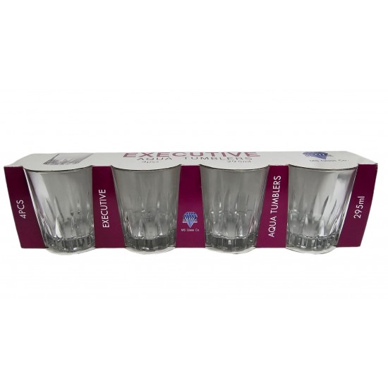EXECUTIVE AQUA SMALL 3PCS JUICE GLASS SET [1702402000006]